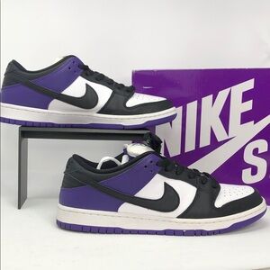 Nike SB Dunk Low Pro Court Purple BQ6817-500 Men’s Sneakers - Size 10